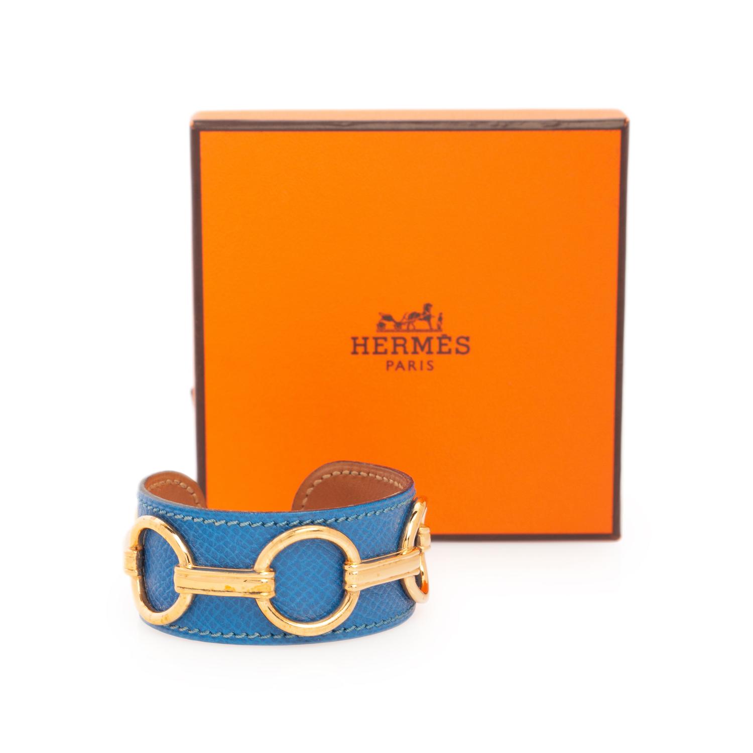 Blue Hermès Cuff