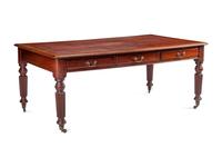 A William IV Mahogany Partners’ Desk