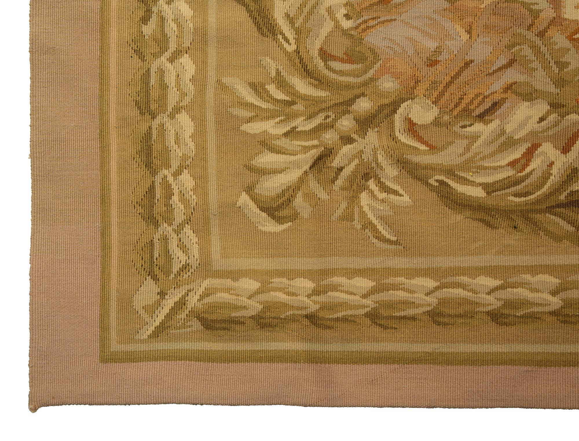 An Aubusson Style Wool Carpet