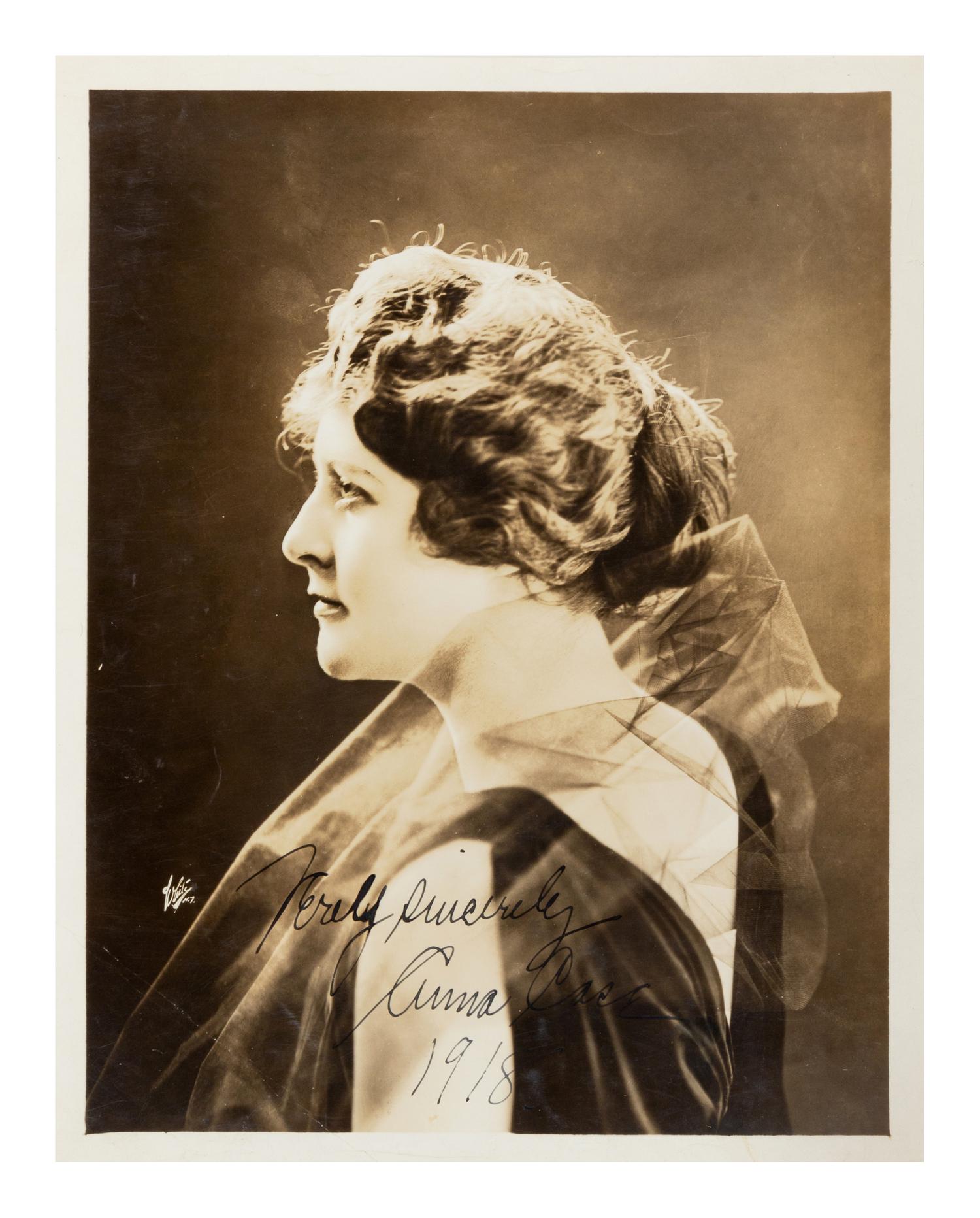 A Group of 6 Signed Photographs of Opera Singers from the 1910s