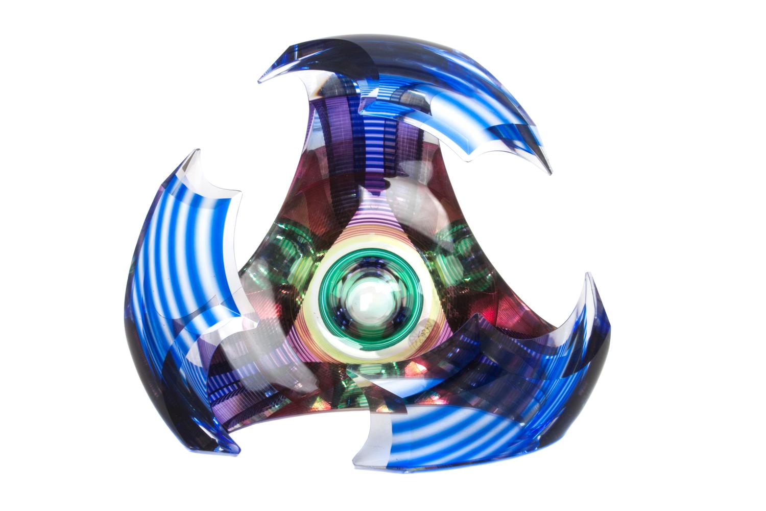 A Studio Glass Sculpture Height 7 inches. — KIT KARBLER