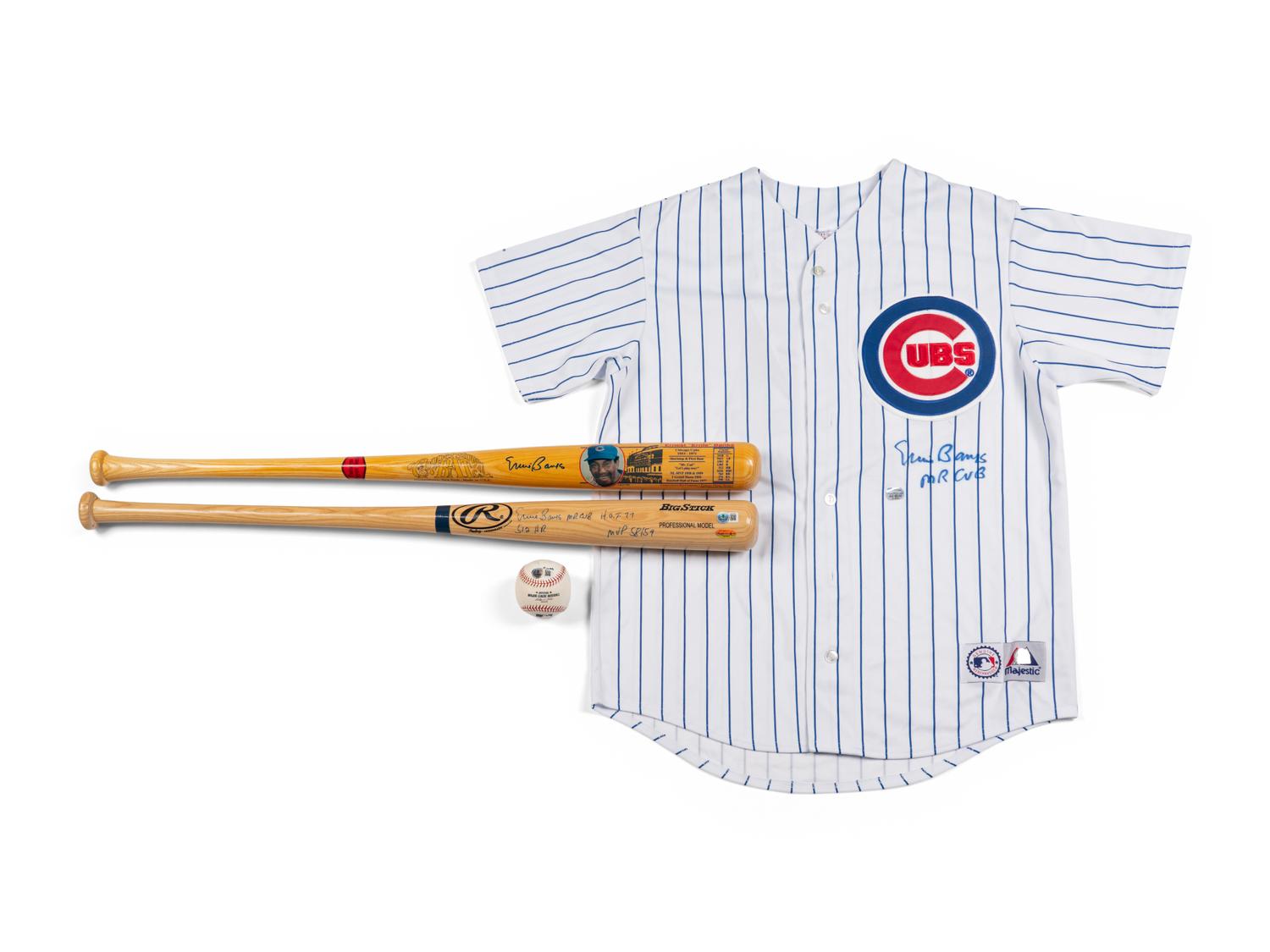 An Exceptional Ernie Banks Signed Autograph Collection