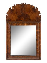 A William and Mary Style Oysterwood Mirror
