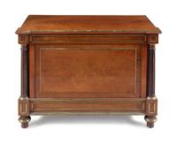 A Directoire Style Walnut Trunk