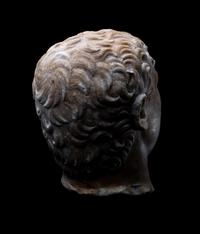 A Roman Marble Portrait Head of the Emperor Titus