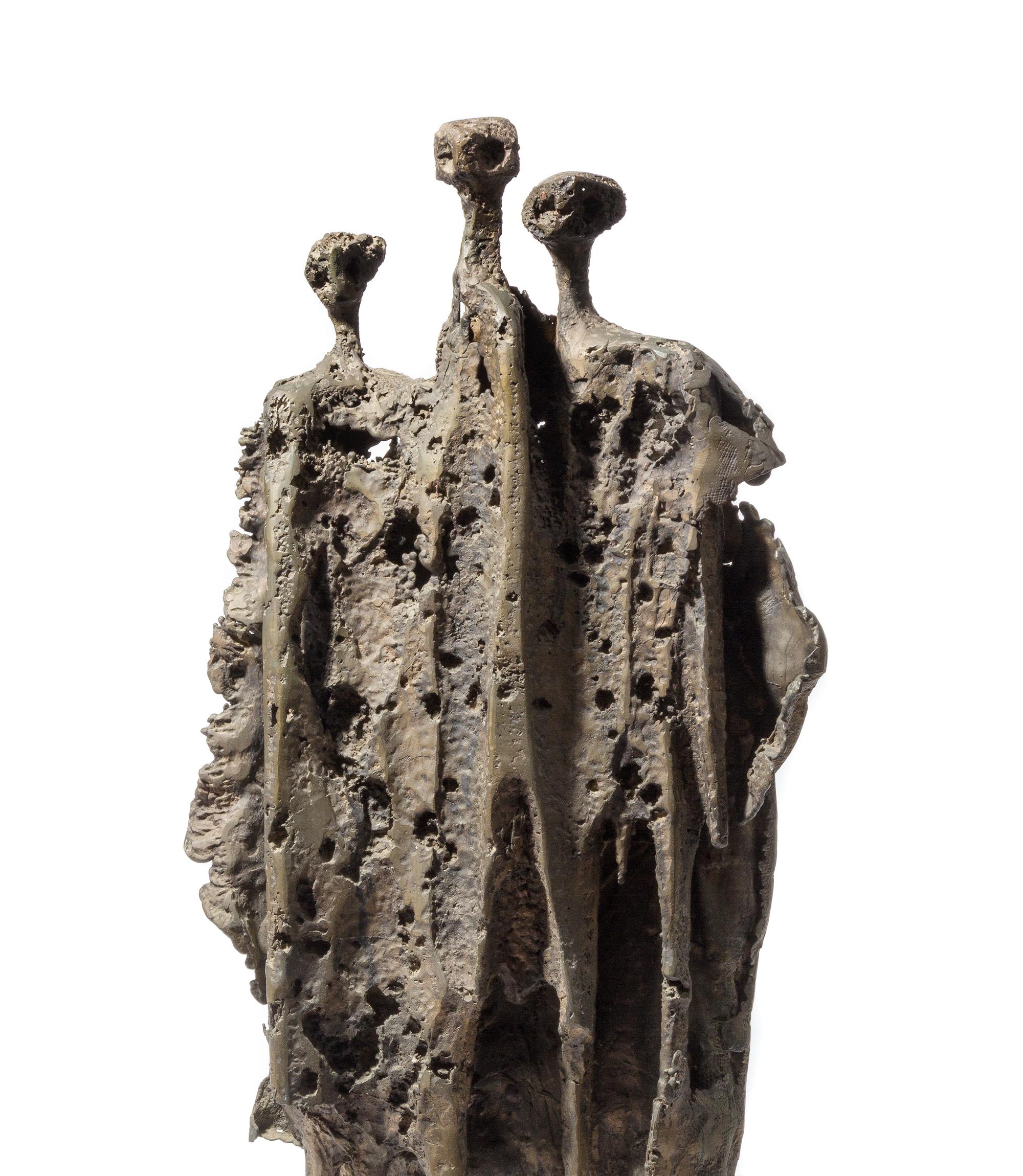 Aharone Bezalel, (Israeli, b. 1926), Three Standing Figures