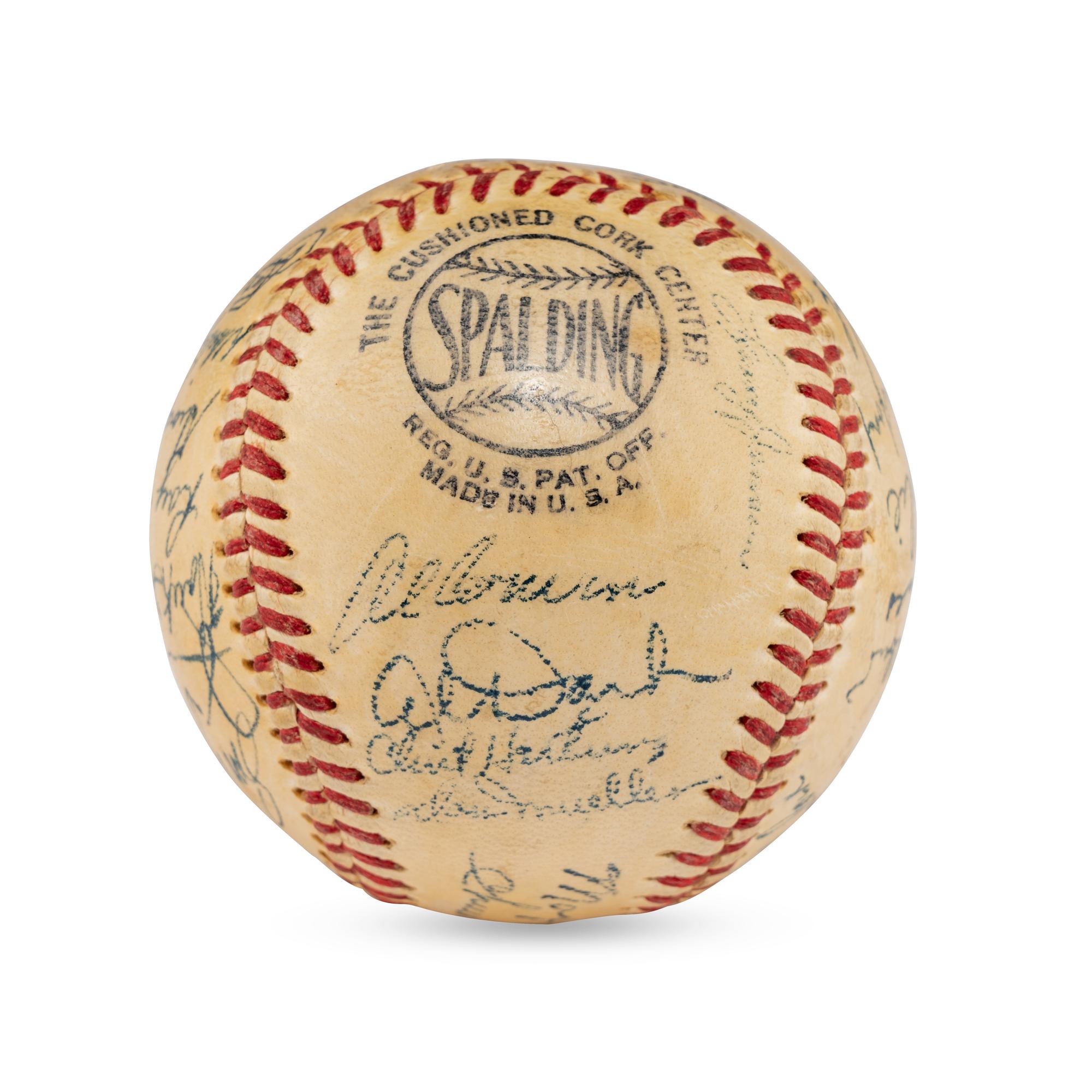 A 1952 New York Giants Team Signed Autograph Baseball (Beckett Authentication Services)
