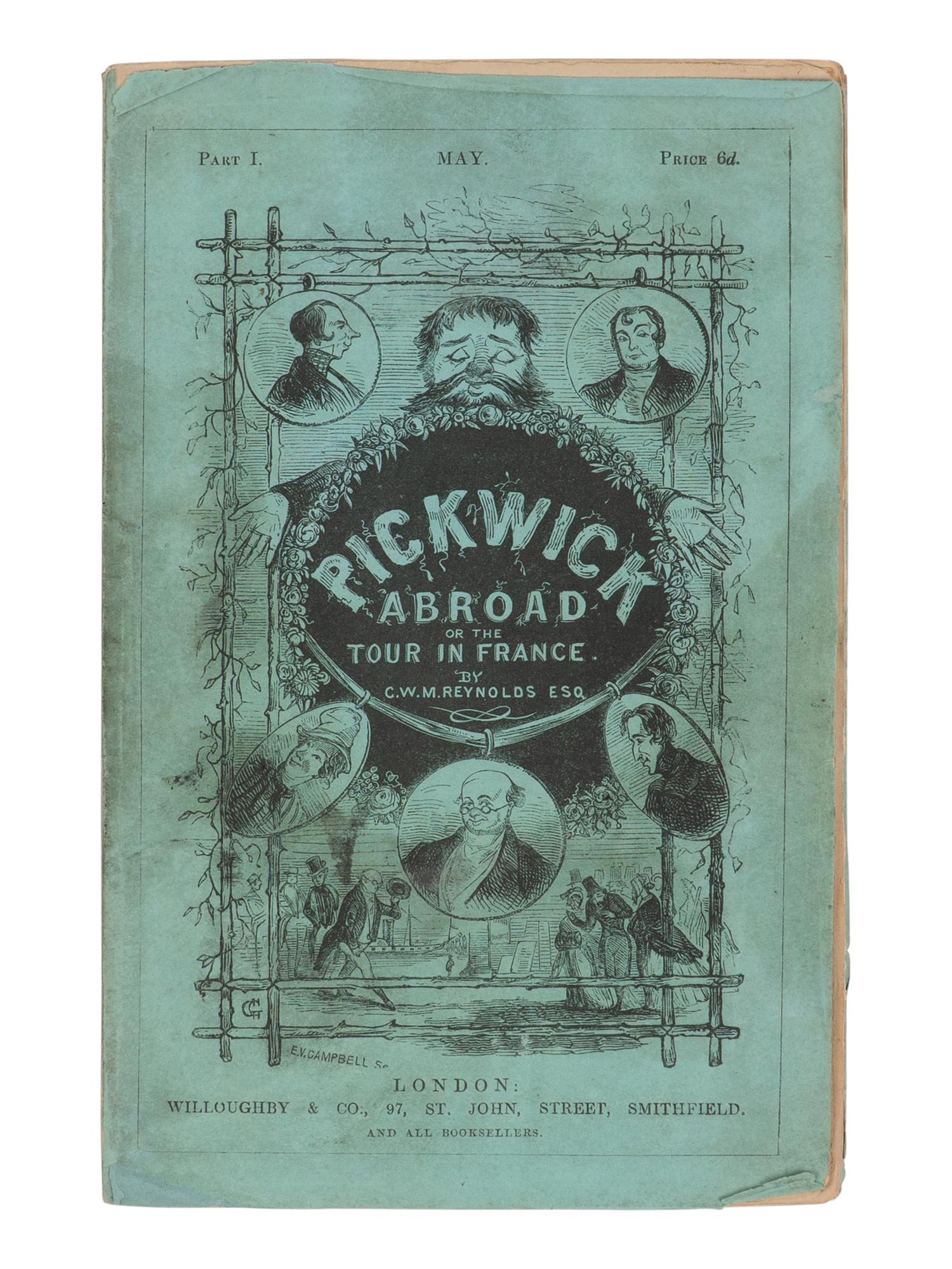 Dickens, Charles (1812-1870). A group of 5 first editions, in original monthly parts, comprising: