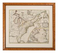 SENEX, John (d.1740) A New Map of the English Empire in America viz Virginia, New York, MaryLand, New Iarsey, Carolina, New England, Pennsylvania, Newfoundland, New France &c. . [London], 1719.