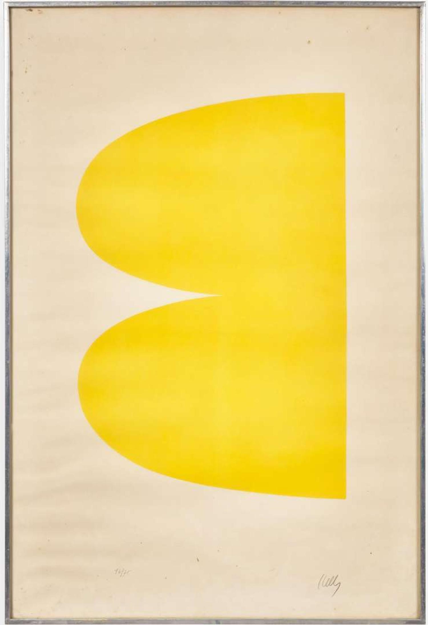 Ellsworth Kelly (American, 1923-2015) - Yellow (Jaune) (from Suite of Twenty-Seven Color Lithographs)