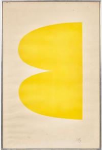 Ellsworth Kelly (American, 1923-2015) - Yellow (Jaune) (from Suite of Twenty-Seven Color Lithographs)