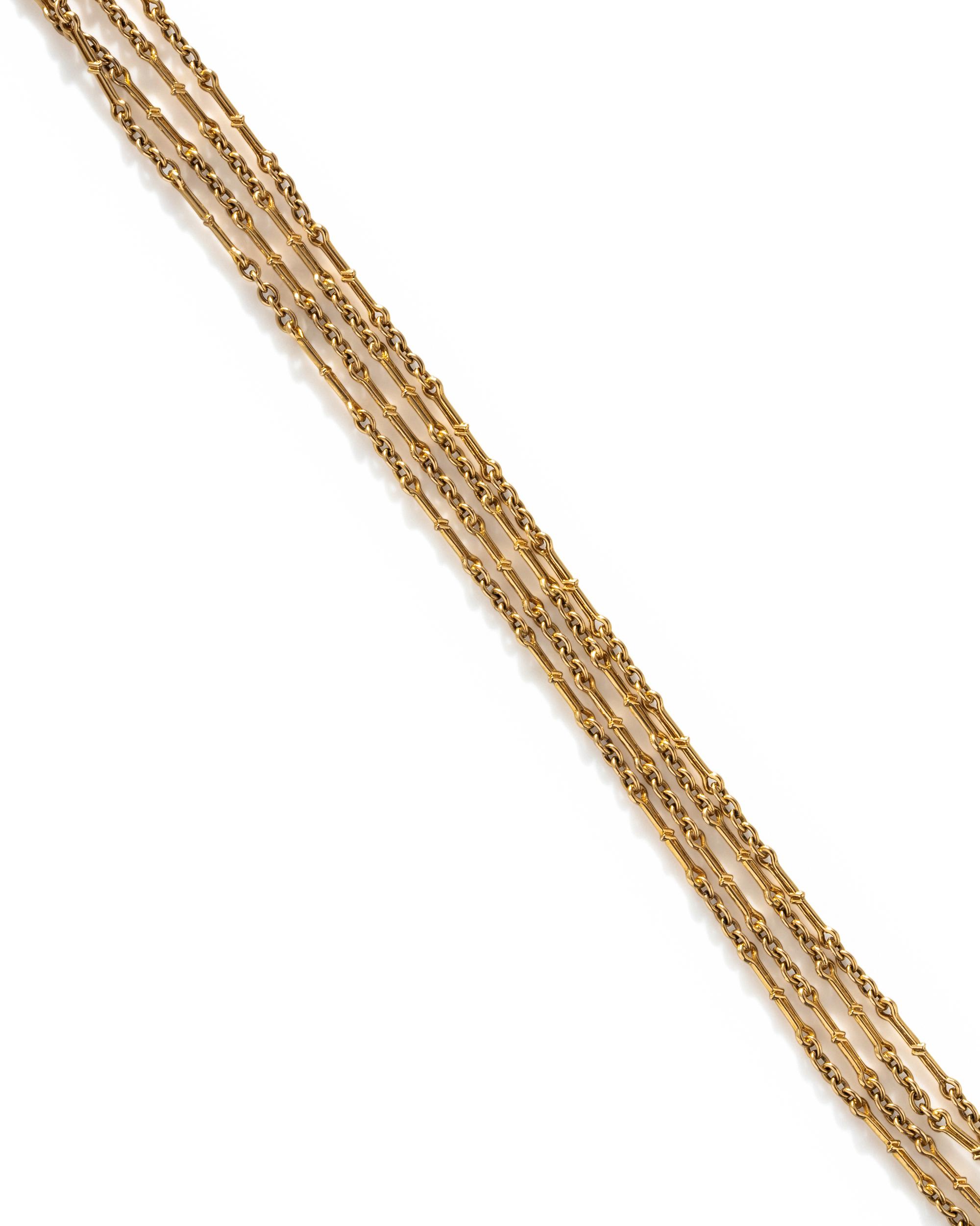 YELLOW GOLD WATCH CHAIN