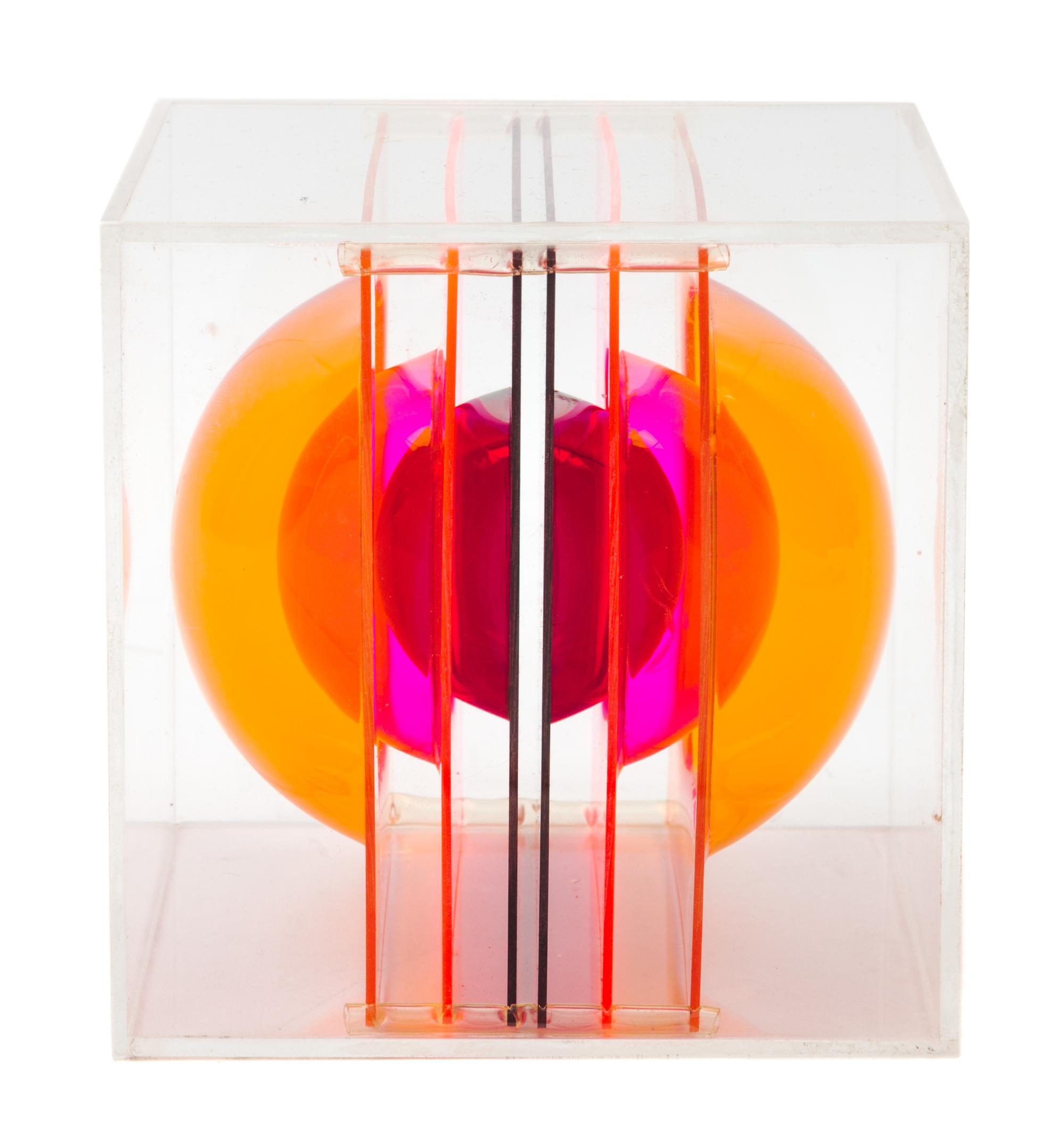 Aaronel deRoy Gruber, (American, b. 1918), Cube, 1969