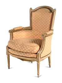 A Louis XVI Painted Bergere