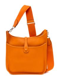 An Hermes Orange Evelyne III PM Handbag, 11.25" x 12" x 2.5".