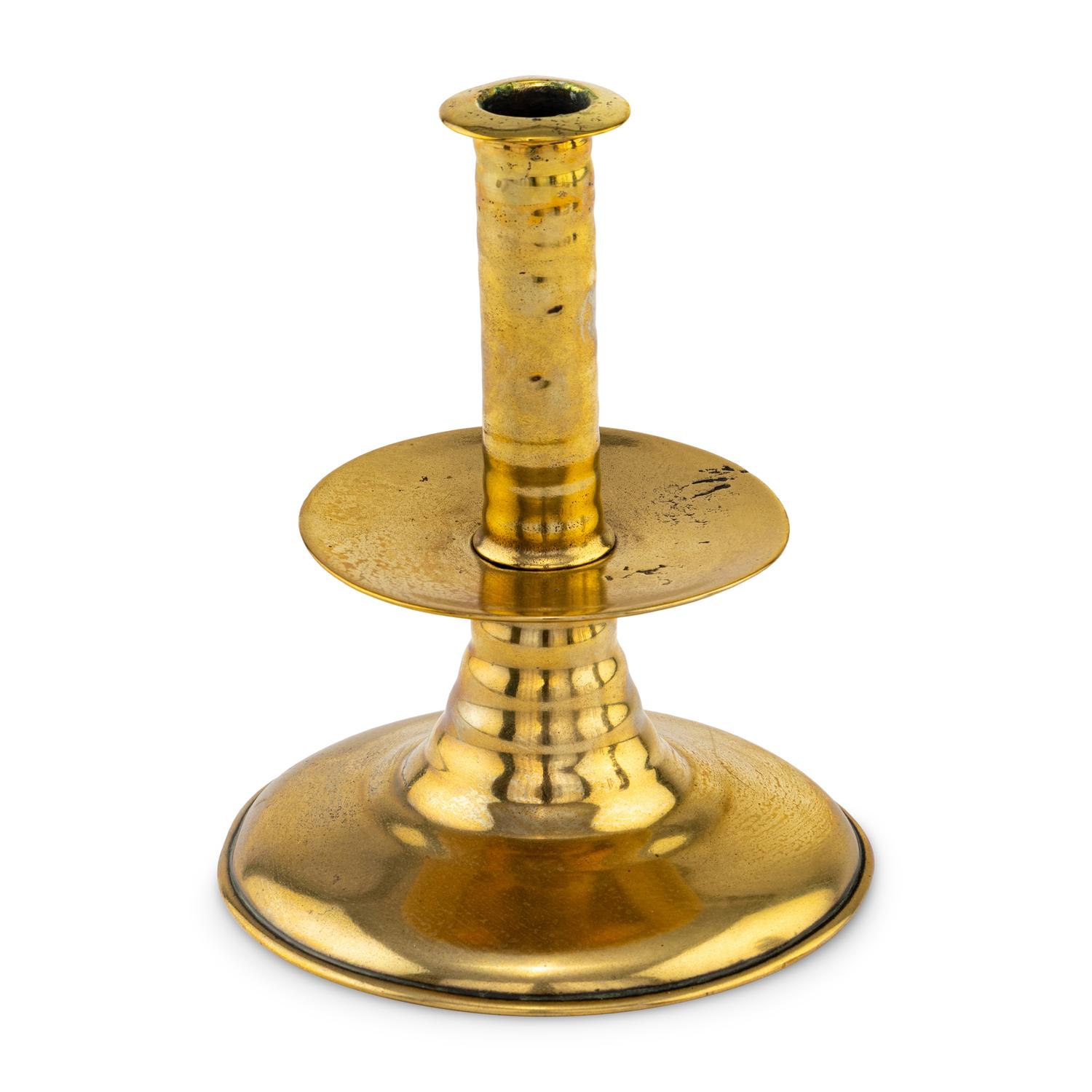 An English Brass Candlestick
