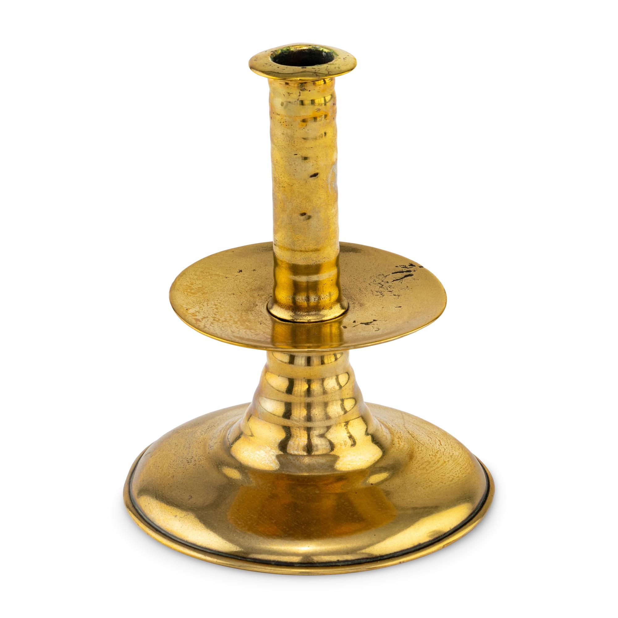 An English Brass Candlestick