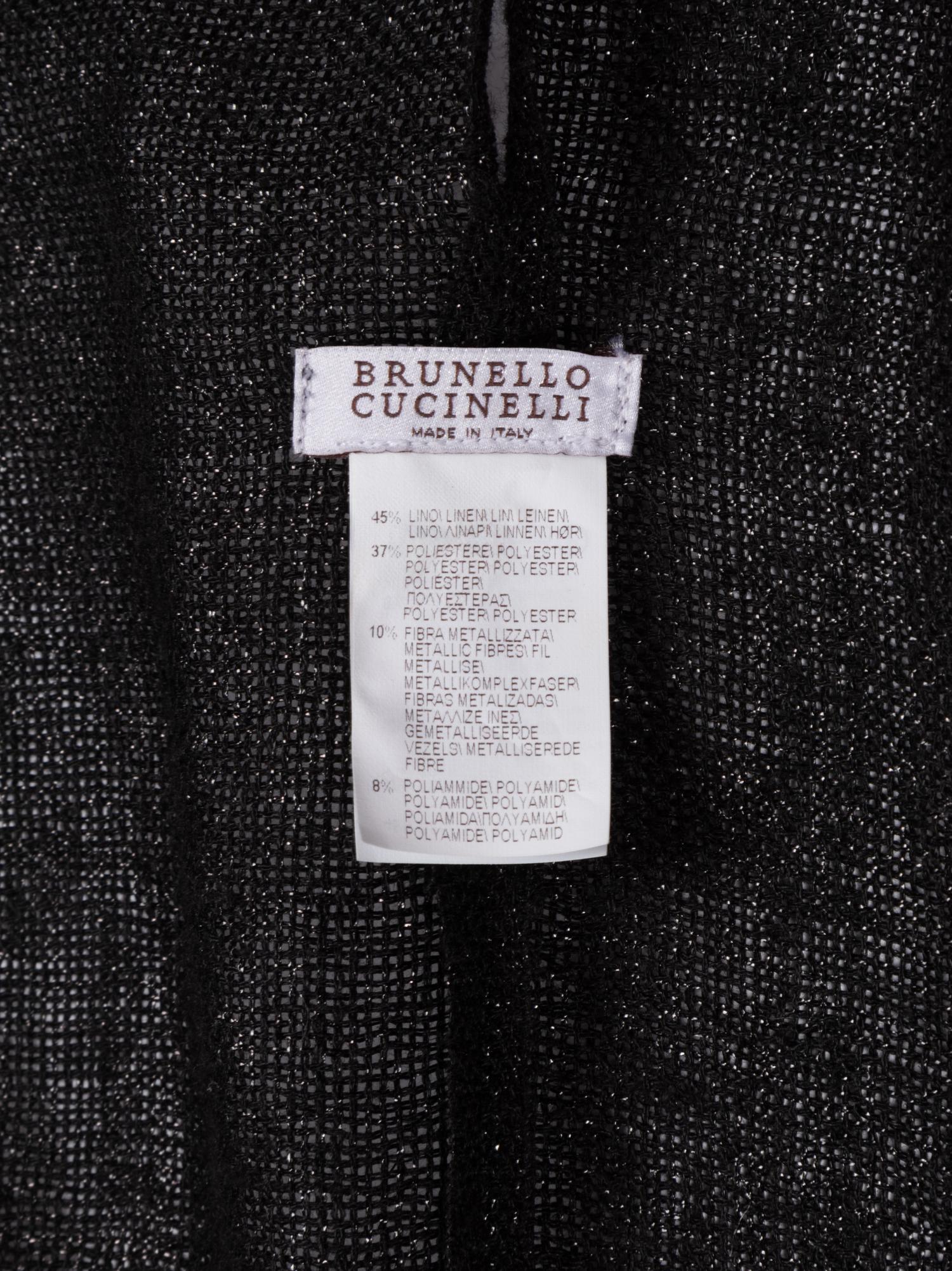 Two Large Designer Shawls: One Denis Colomb and One Brunello Cucinelli