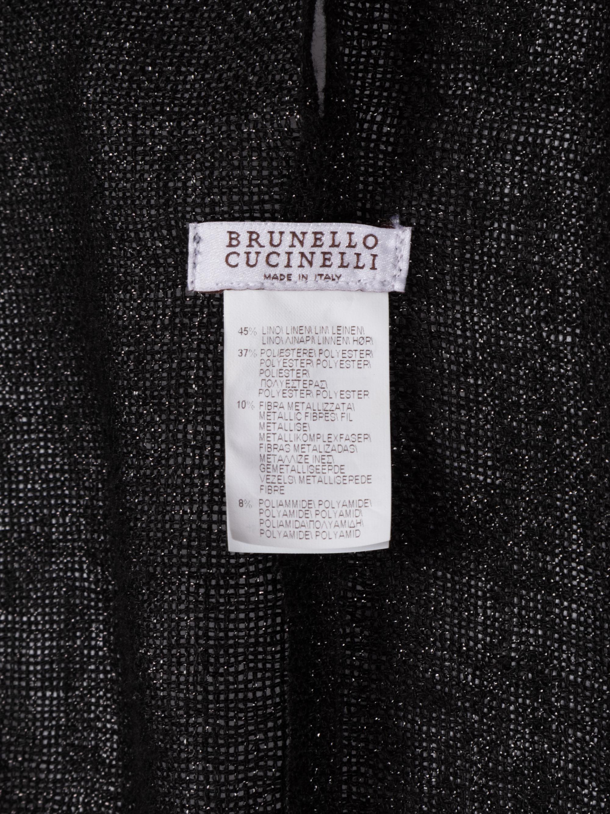 Two Large Designer Shawls: One Denis Colomb and One Brunello Cucinelli