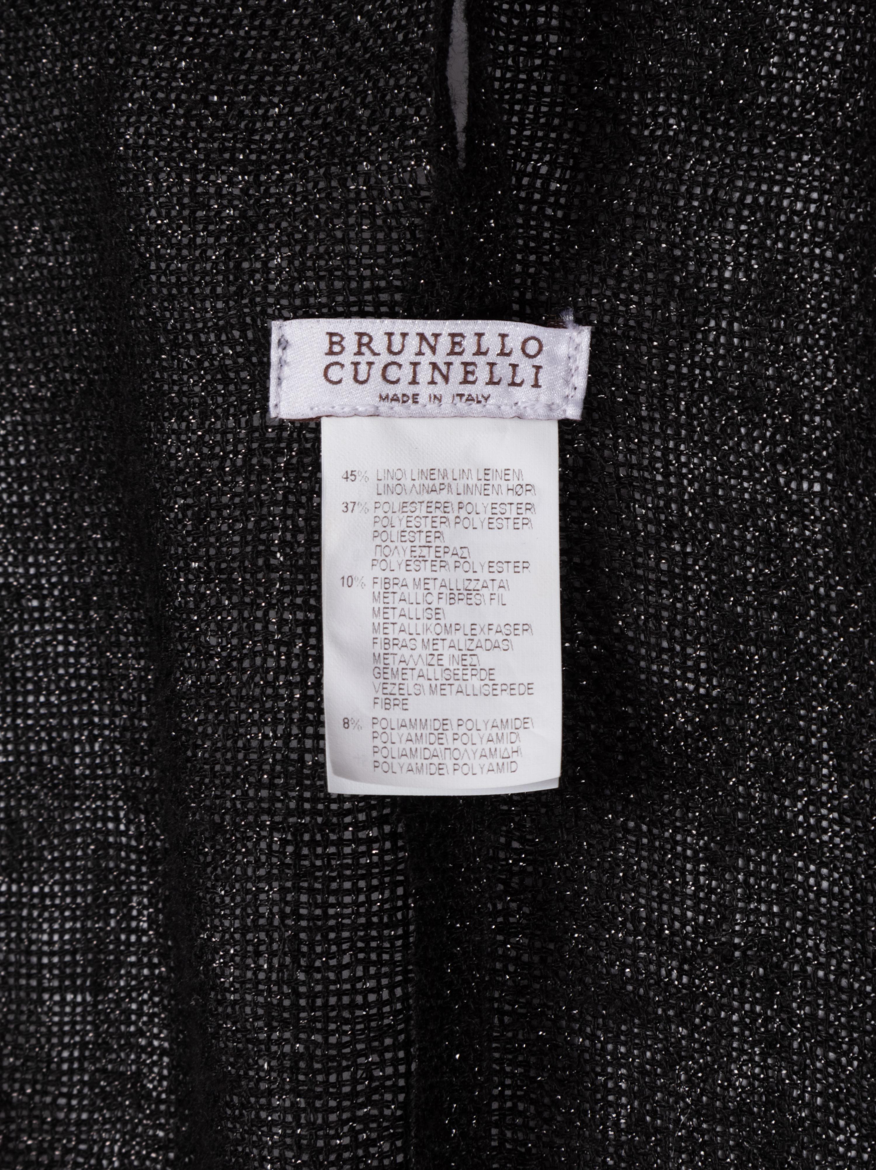 Two Large Designer Shawls: One Denis Colomb and One Brunello Cucinelli