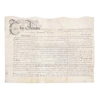 [Philadelphia] Penn, William. Signed Land Indenture