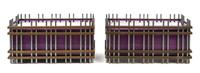 A Pair of Modernist Brass, Steel, and Perspex Planters Height 15 1/2 x width 31 1/2 x depth 15 1/2 inches. — TOBIA SCARPA (ITALIAN, B. 1935), CIRCA 1975