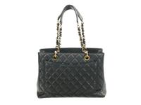 Chanel Grand Shopping Tote in Quilted Caviar Leather, 2011