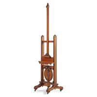 A French Neoclassical Carved Walnut Easel