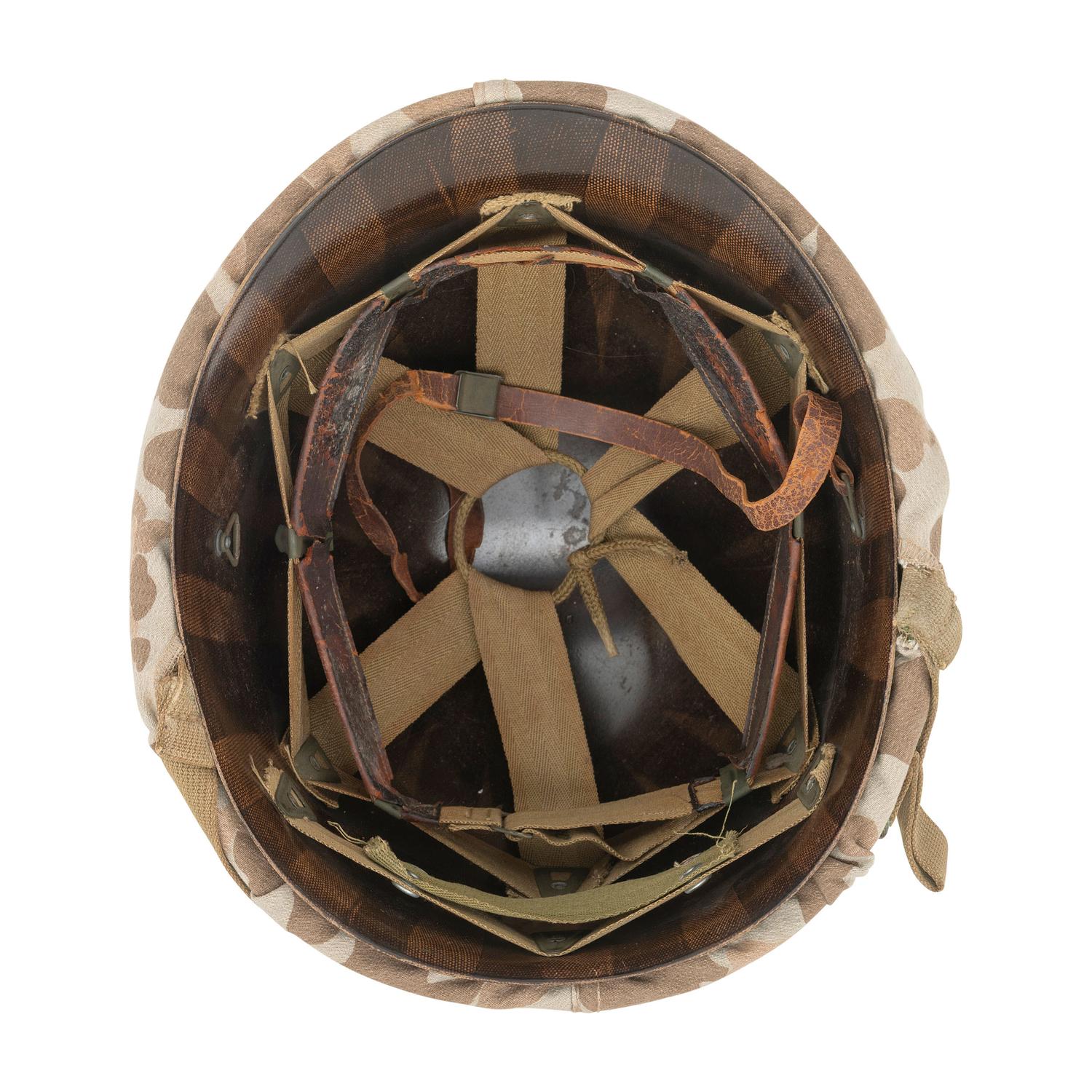 WWII US M1 Helmet with Marine Corps Cover