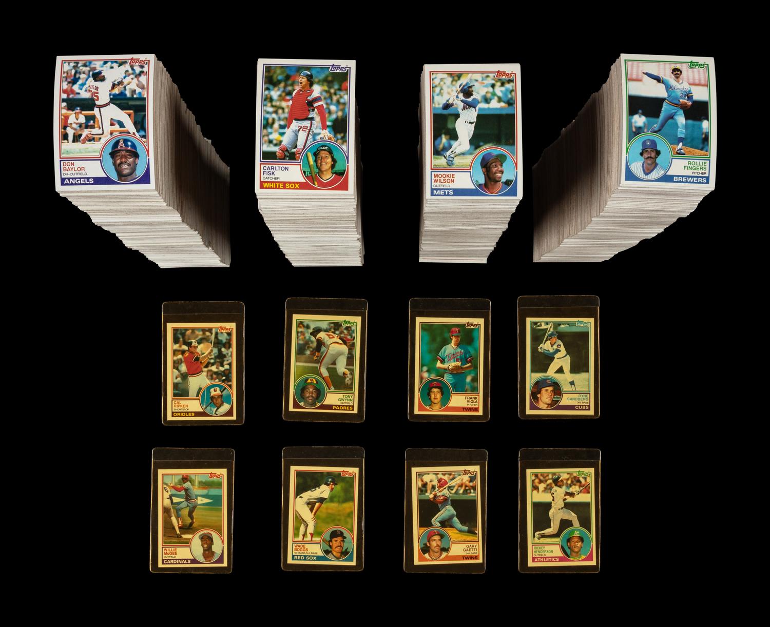 A Collection of 1980s Topps Baseball Complete Sets