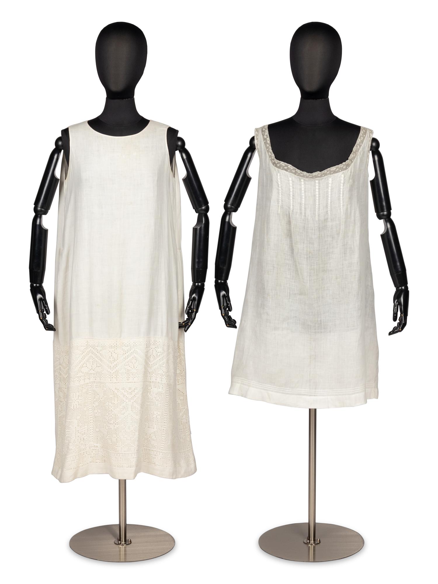 Two Antique Chemises, Owned by Denise Poiret