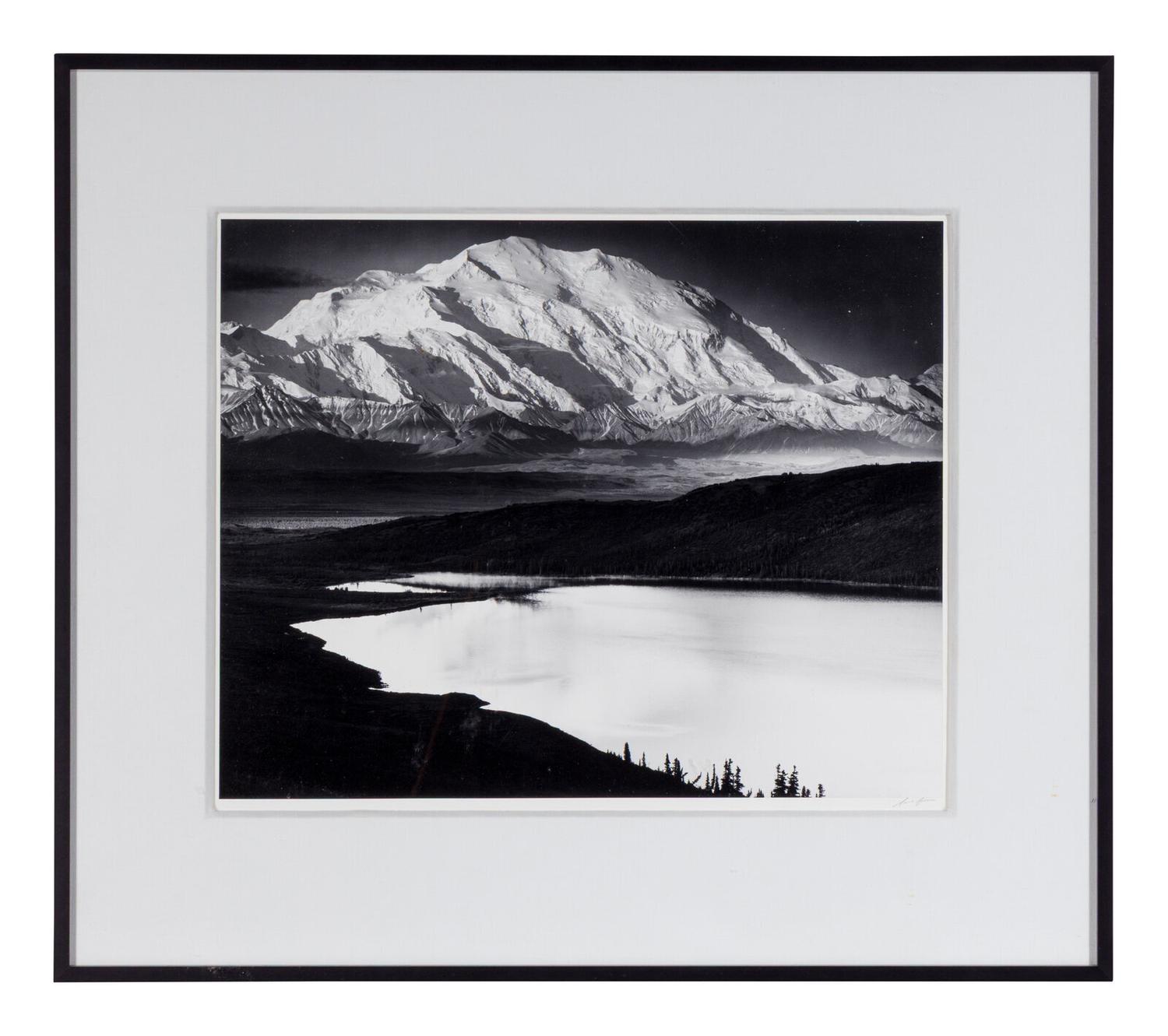 Mount McKinley and Wonder Lake, Mount McKinley National Park, Alaska, 1947; printed ca. 1973-77