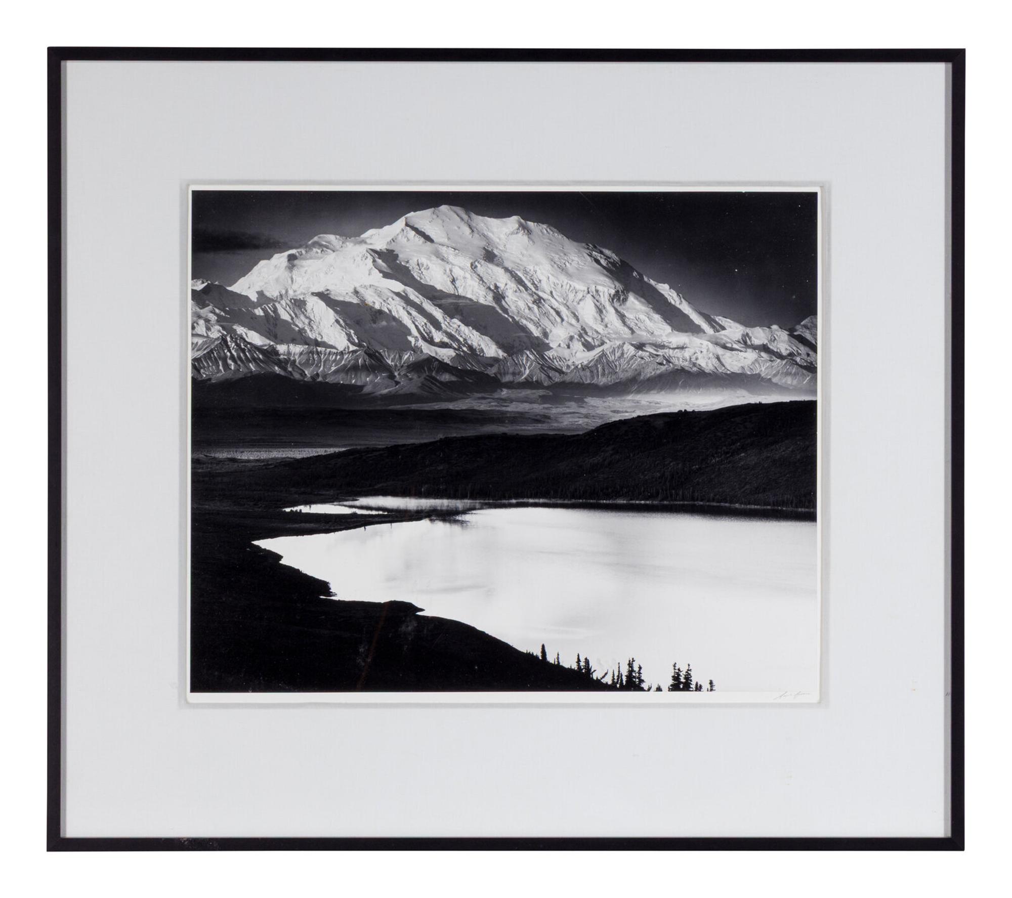 Mount McKinley and Wonder Lake, Mount McKinley National Park, Alaska, 1947; printed ca. 1973-77