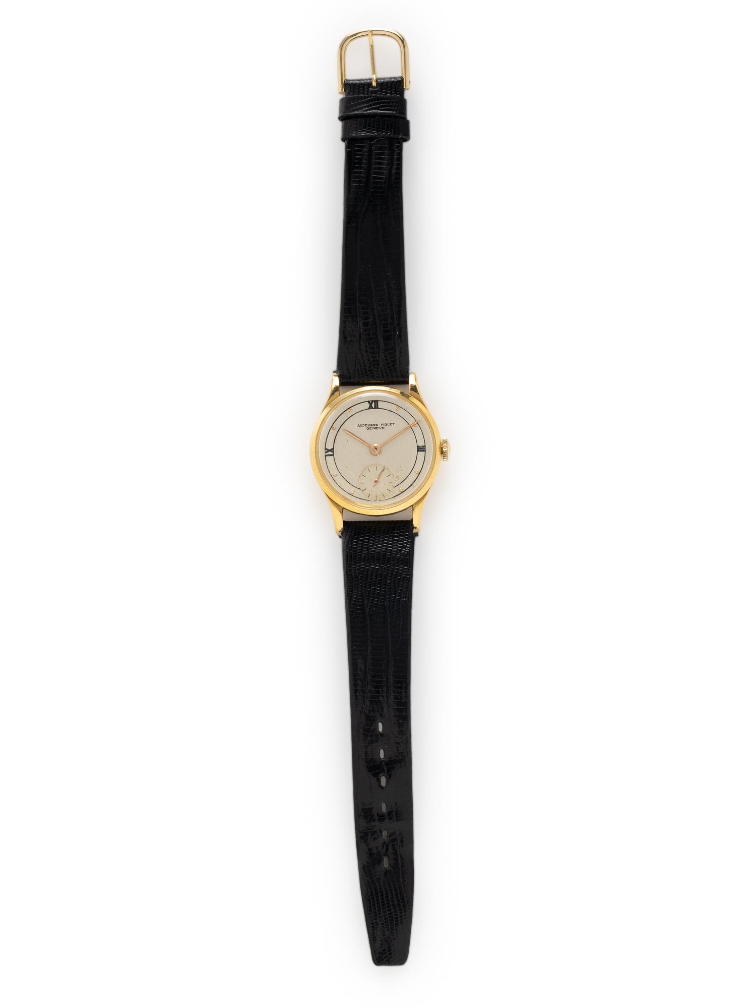 AUDEMARS PIGUET, 18K YELLOW GOLD 'CALATRAVA' WATCH