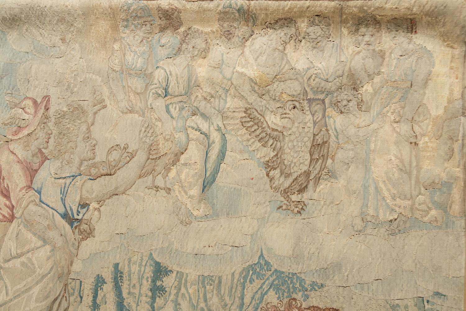 A Continental Wool Tapestry