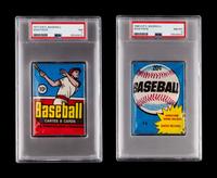 A Collection of PSA Graded 1977 and 1980 O-Pee-Chee Wax Baseball Packs