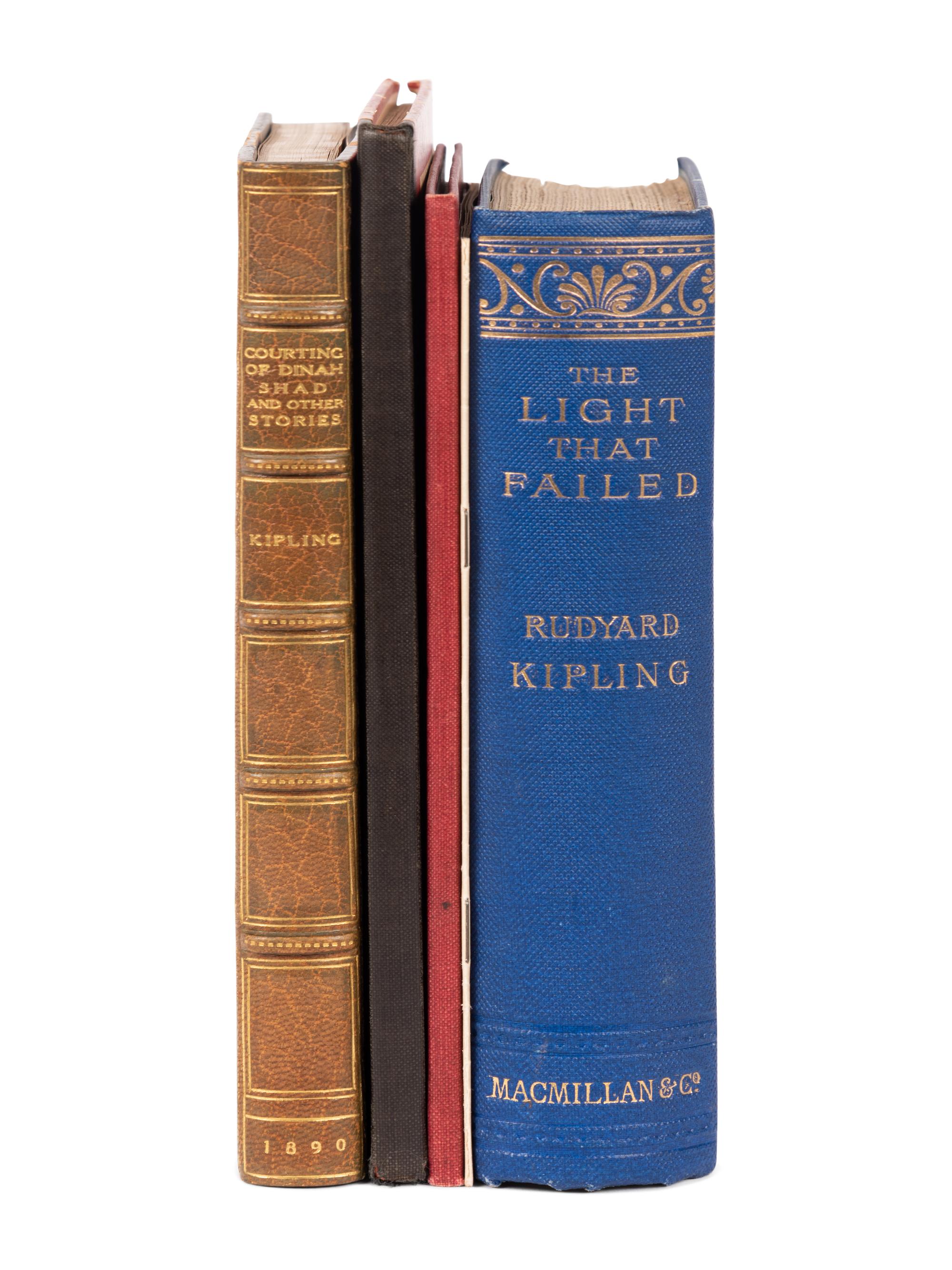 KIPLING, Rudyard (1865-1936). A group of 5 works, comprising: