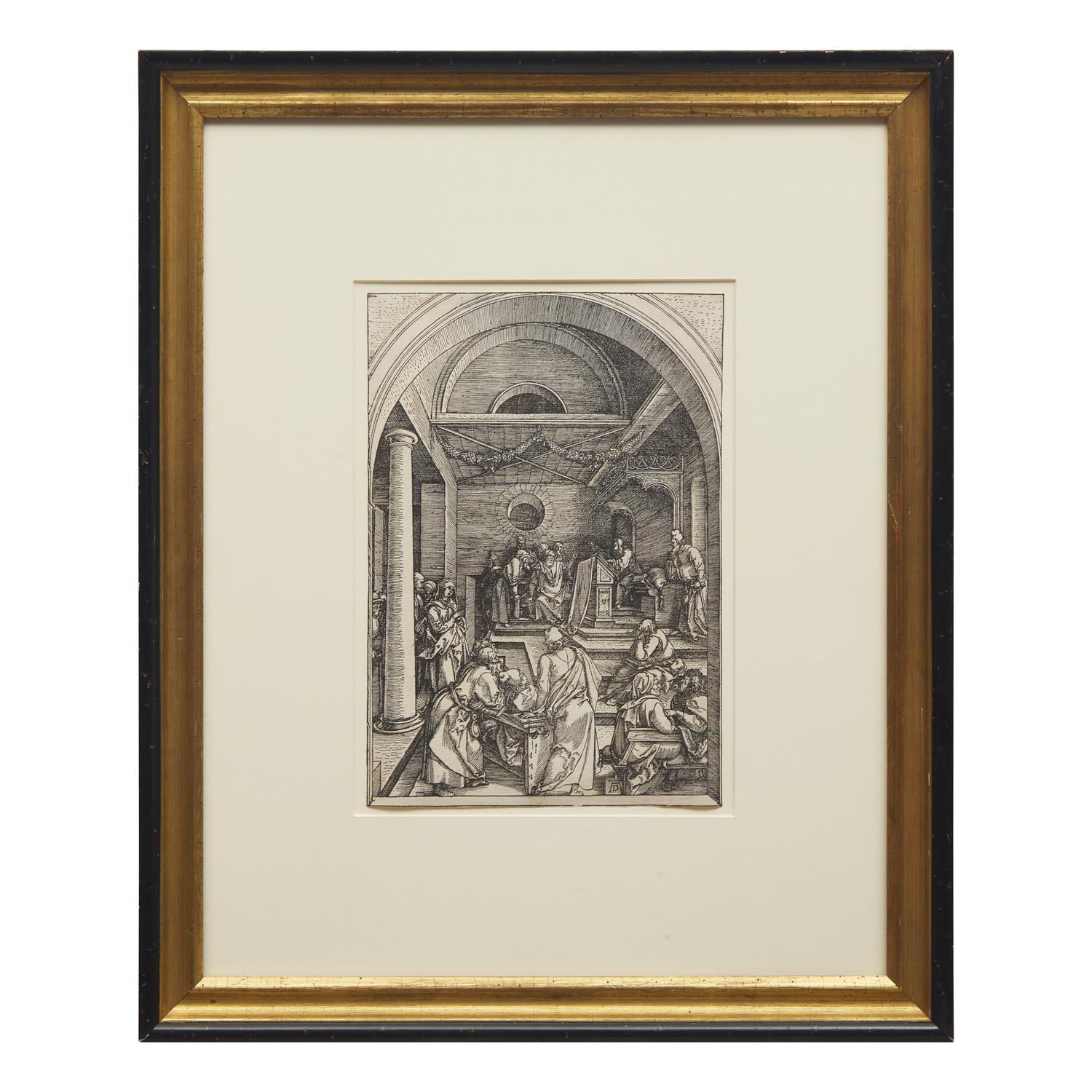 Albrecht Dürer (German, 1471–1528) — Christ Among the Doctors (from Life of the Virgin ), ca. 1503