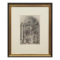 Albrecht Dürer (German, 1471–1528) — Christ Among the Doctors (from Life of the Virgin ), ca. 1503