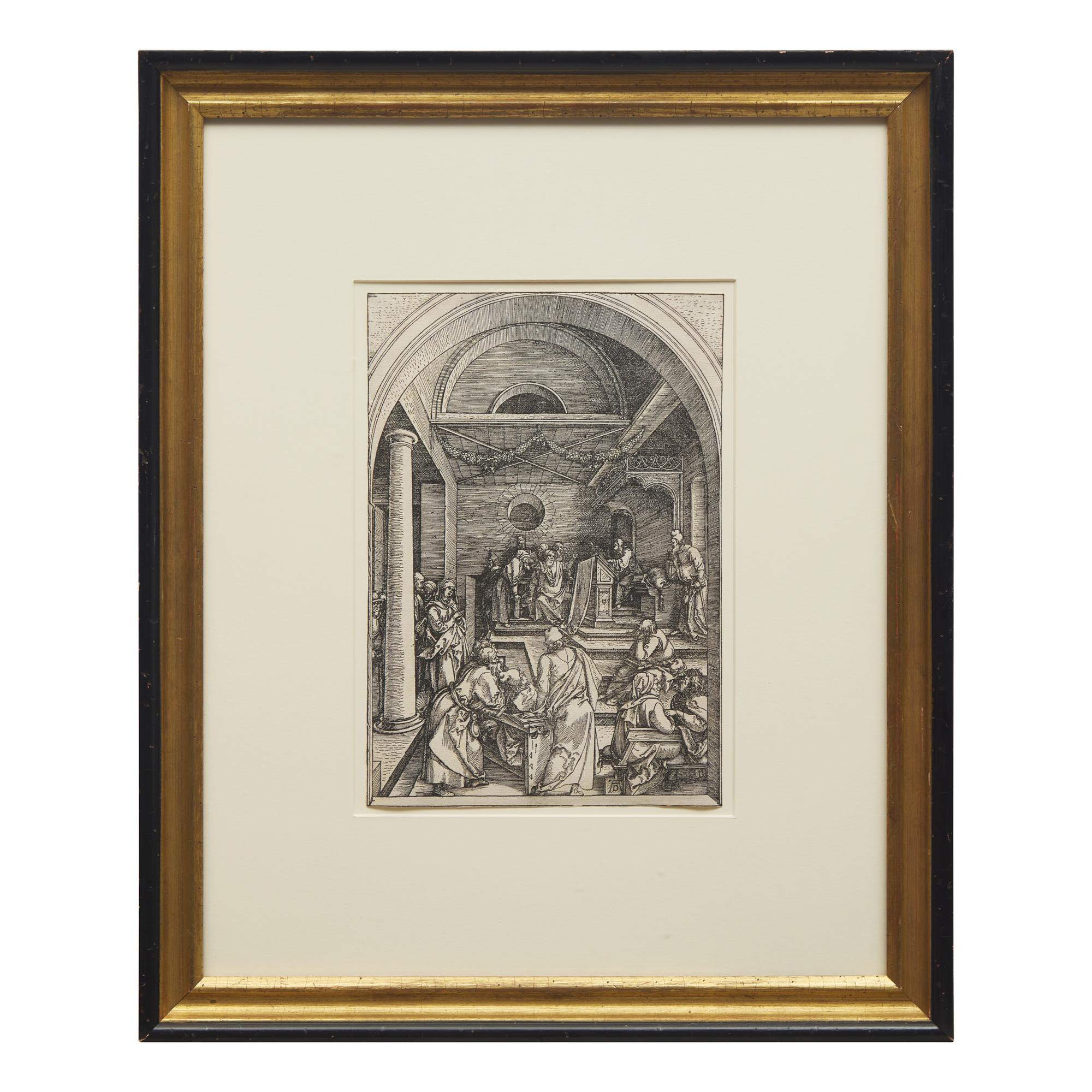 Albrecht Dürer (German, 1471–1528) — Christ Among the Doctors (from Life of the Virgin ), ca. 1503