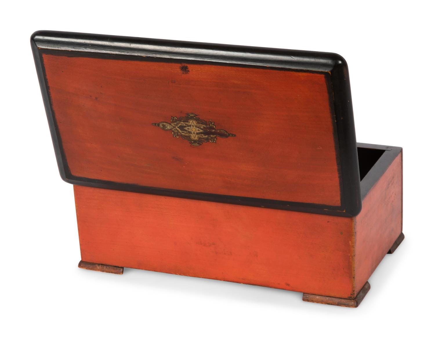 A Swiss Cylinder Music Box