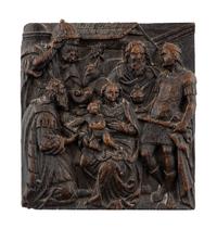 A Flemish Carved Oak Panel