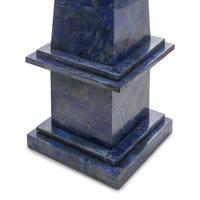 A Pair of Large Lapis Lazuli Obelisks
