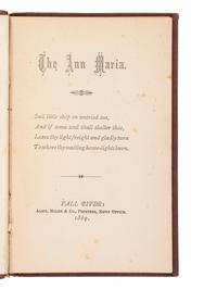 [SHIPWRECKS -- AMERICAN -- NARRATIVES]. A group of 4 narratives, most by women, describing shipwrecks of American vessels, comprising: