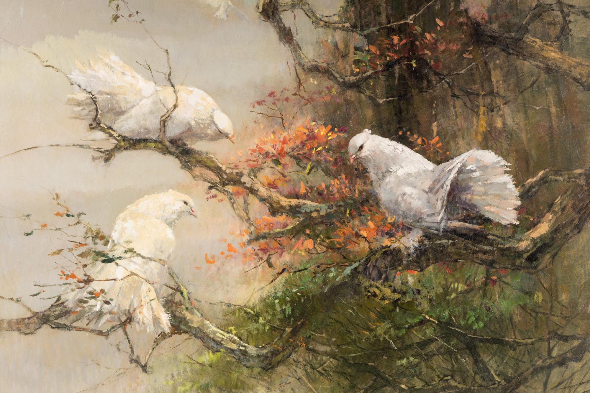 Fan Tailed Doves