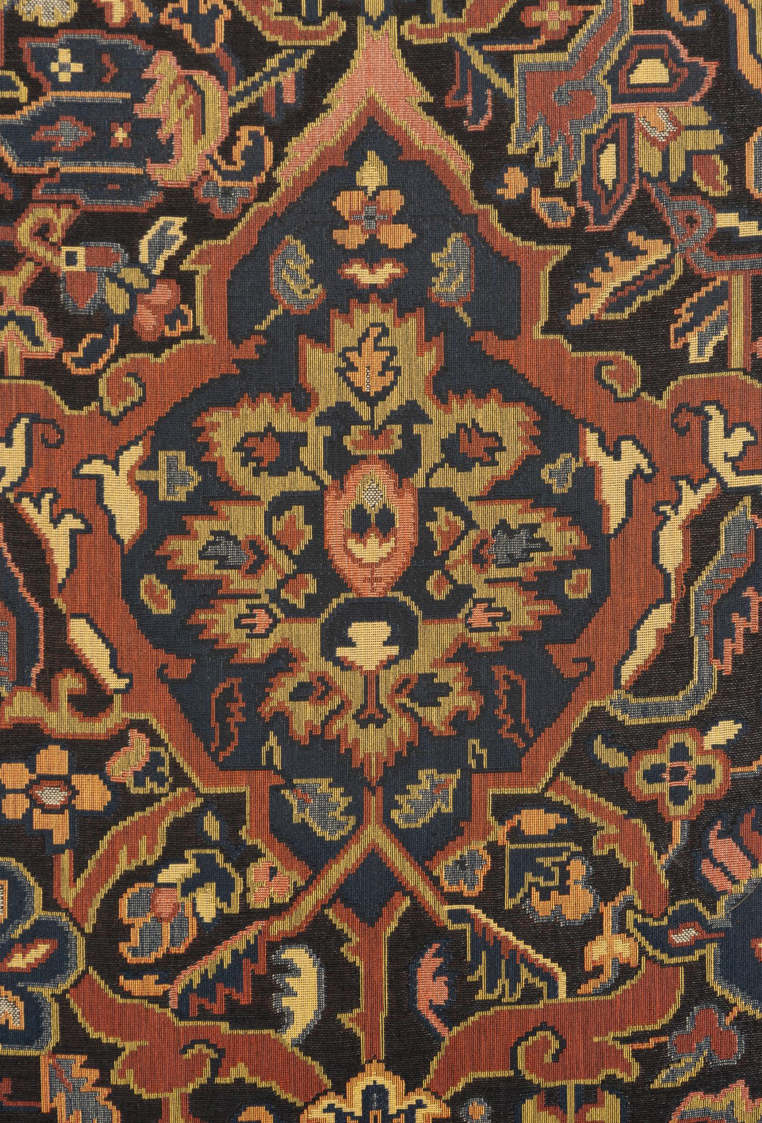 A Continental Louis XIV Style Carved Walnut Fauteuil a la Reine
