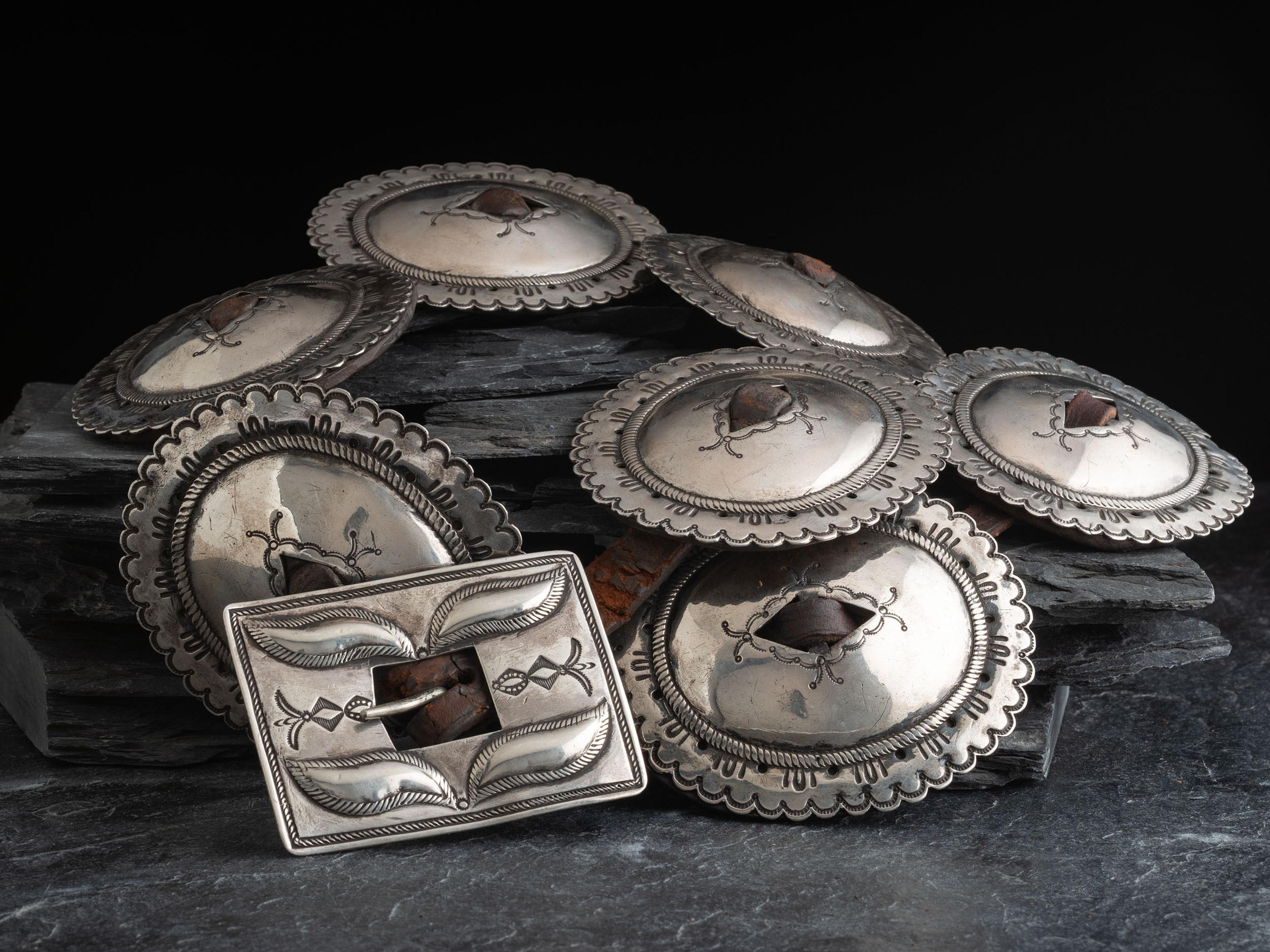 Navajo First Phase Ingot Concha Belt