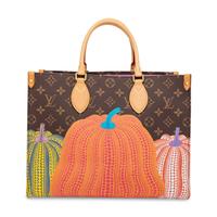 Louis Vuitton x Yayoi Kusama, Pumpkin-Print OnTheGo MM Tote
