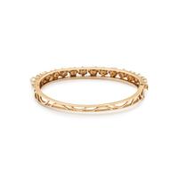 YELLOW GOLD AND CULTURED PEARL BANGLE BRACELET
