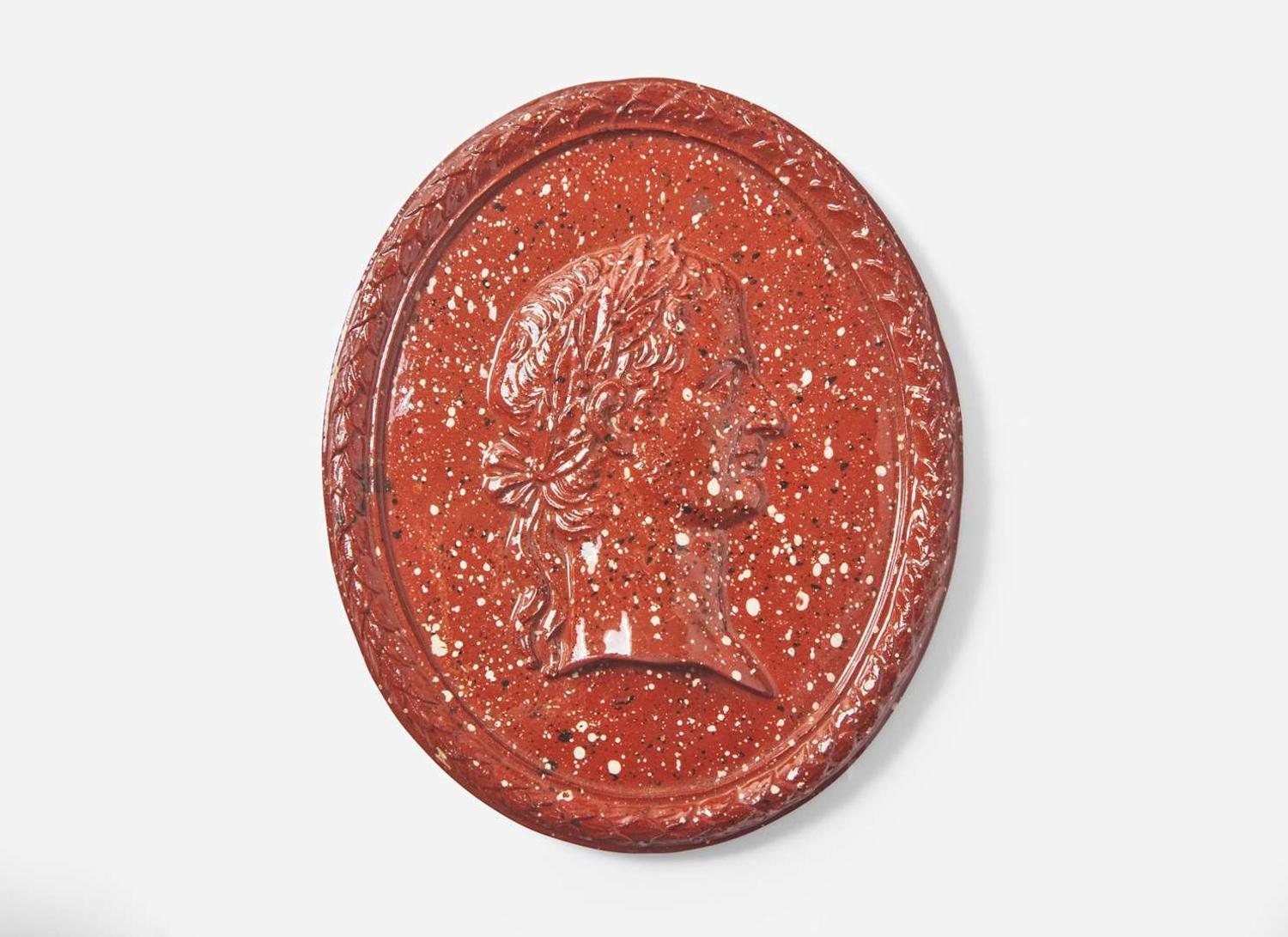 A Wedgwood Medallion of Emperor Tiberius, UK, circa 1800